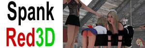 Spank Red 3D