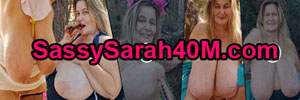 Click here to view more of Sassy Sarah and her huge hanging breasts