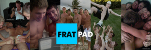 Fratpad.com full house of naked straight bi-curious men