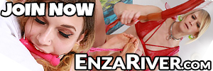 BDSM tranny River Enza presents her cum craving antics